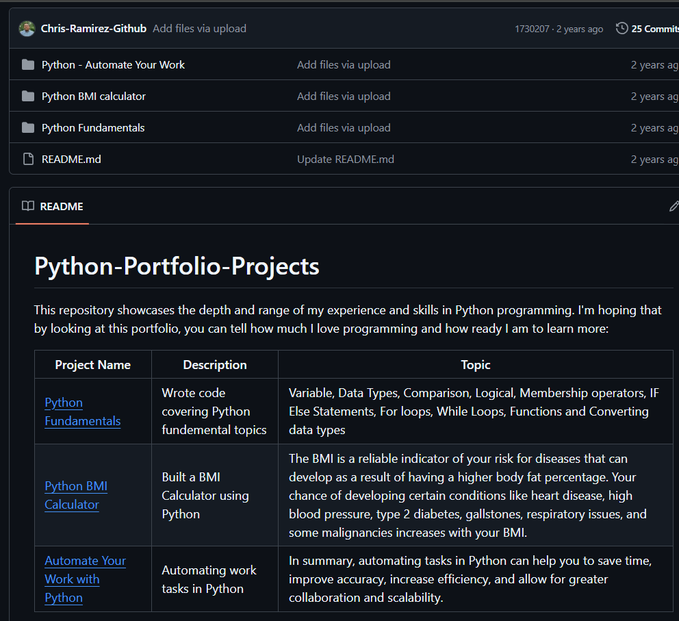 Python Project Preview